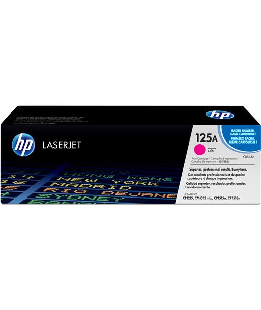 Hp CB543A toner magenta nº 125 para laserjet cp1215/1515/1518/1515n/1312nf/1312nfi - CB543A