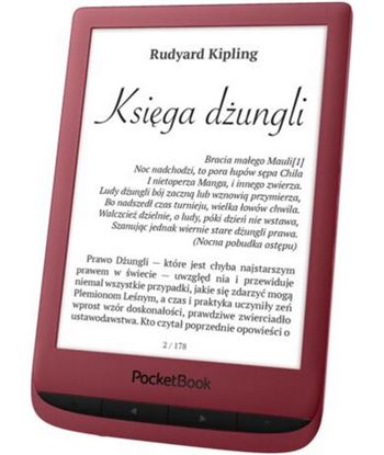 Pocketbook PB628-P RUBYRED lux5 rojo rubí e-book libro electrónico 6'' e ink táctil hd 8gb - 80212713_2014113234