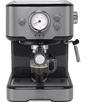 Cafetera espresso Princess 249412 - Con vaporizador de leche para  cappuccino y latte macchiato 