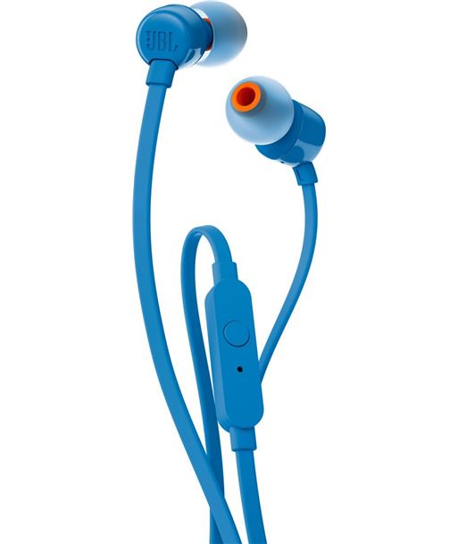 River JBLT110BLU auriculares intrauditivos jbl t110 blue - pure bass - ds 9mm - cable p - +94292