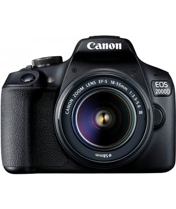 Canon 2728C057 camera fotos eos2000d ef-s 18-55 ii 24,1mp lcd 3'' wifi negra pack - 8714574664125