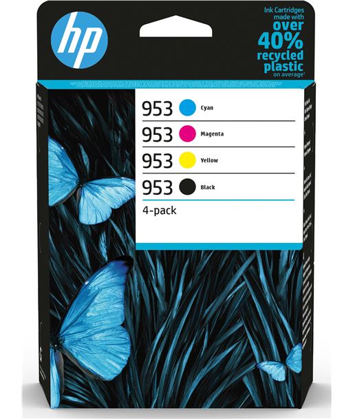 Hp 6ZC69AE cartucho de tinta original nº953 multipack/ cian/ magenta/ amarillo/ neg - 6ZC69AE