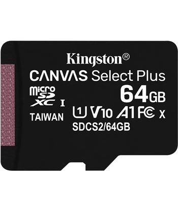 Ngs SDCS2/64GBSP tarjeta microsd xc kiton canvas select plus - 64gb - clase 10 - 100mb/s - SDCS264GBSP