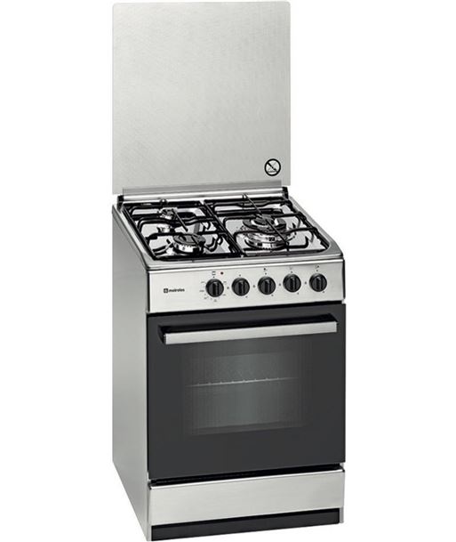 Meireles E541XNAT cocina gas e541x 3f 54x60x82cm inox natural horno electrico - 5604409146915