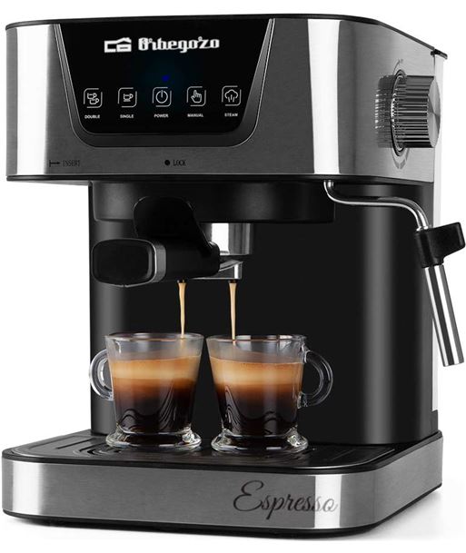 Orbegozo 17535 cafetera espresso ex 6000 - 1050w - 20 bar - deposito de agua 1.5l - 17535