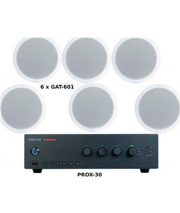 Fonestar PACK-AHORRO-150 pack ahorro 150 - amplificador prox-60 + seis altavoces de techo g - +23702 #14