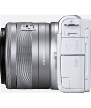 Canon EOS M200 WH M15 eos m200 blanca/cámara compacta 24.1mp + vídeo 4k/wi-fi/bluetooth/obj - 75615593_0786261305