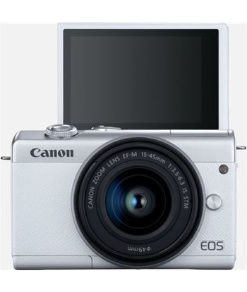 Canon EOS M200 WH M15 eos m200 blanca/cámara compacta 24.1mp + vídeo 4k/wi-fi/bluetooth/obj - 75615593_2957389310