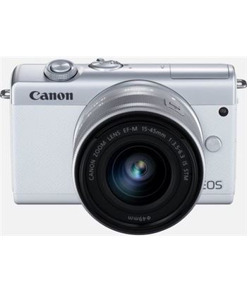Canon EOS M200 WH M15 eos m200 blanca/cámara compacta 24.1mp + vídeo 4k/wi-fi/bluetooth/obj - 75615593_9610875006