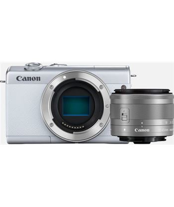 Canon EOS M200 WH M15 eos m200 blanca/cámara compacta 24.1mp + vídeo 4k/wi-fi/bluetooth/obj - 75615593_9586144627
