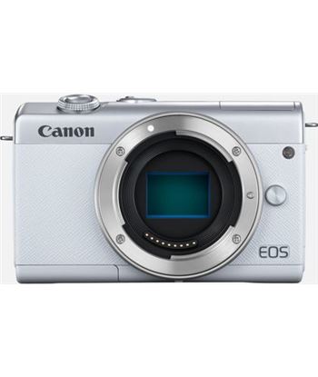 Canon EOS M200 WH M15 eos m200 blanca/cámara compacta 24.1mp + vídeo 4k/wi-fi/bluetooth/obj - EOS M200 WH M15-45S