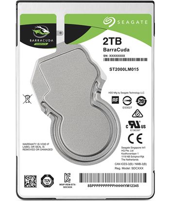 Seagate ST2000LM015 disco duro 2.5 2tb sata 3 128mb barracuda - ST2000LM015