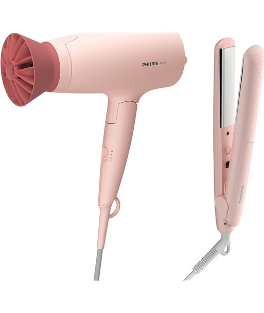 Philips BHP398/00 secador + placha pelo rosa Secador - BHP39800