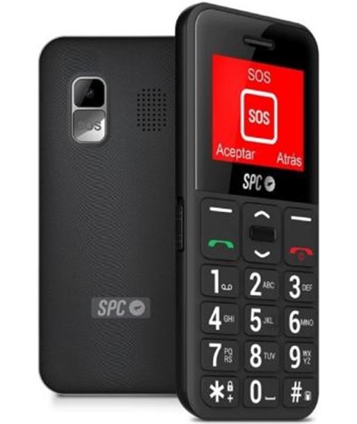 Spc 2323N teléfono móvil fortune 2 pocket edition para personas mayores/ negro - 2323N