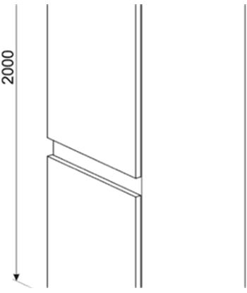 Smeg FC20WDNE frigorífico combinado universal no frost e 200cmx60x59.2cm - FC20WDNE-1