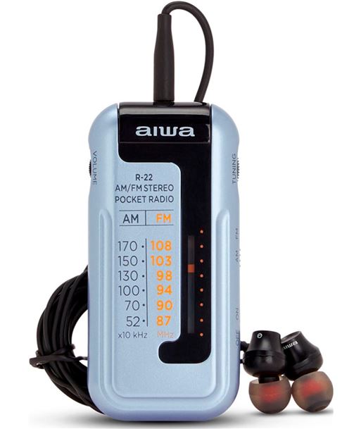 Aiwa RS-22SL radio portátil r-22sl plata Radio - RS-22SL