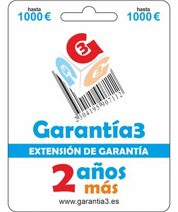 Garantia G3PDES1000 3 años de oficial+ 2 de extra Extensiones garantía - G2ES1000