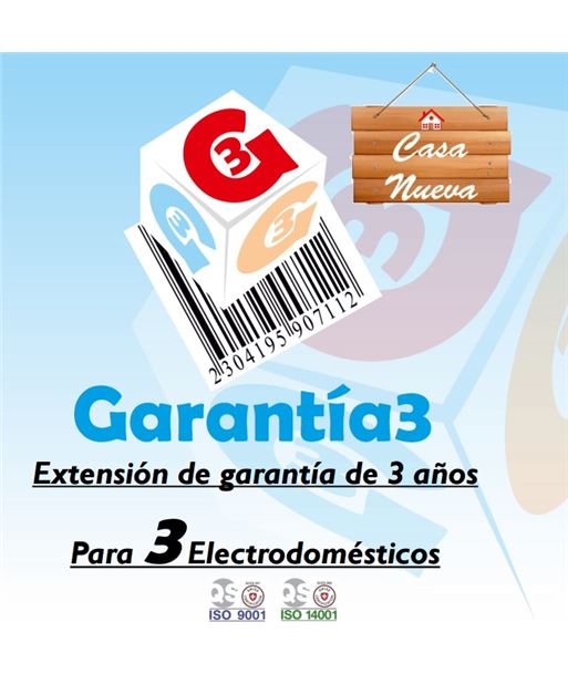 Garantia G3CNPDES3500 casa 3 garantía 3 Extensiones garantía - G3CNPDES3500