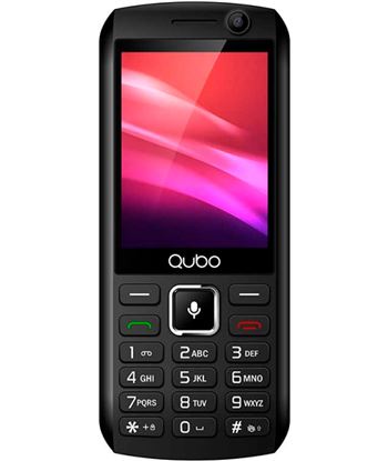 Sin P_280BLACK teléfono libre qubo p280 7 1 cm (2 8'') cámara bluetooth negro - ImagenTemporalnuevoelectro.com