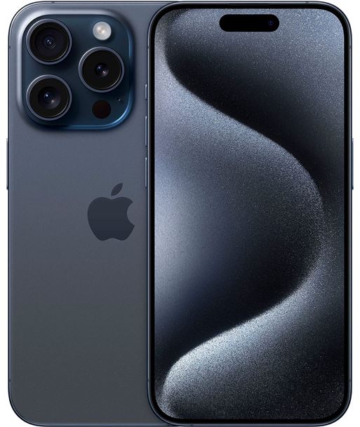 Apple MTV03QL_A iphone 15 pro 128gb azul titanio TELEFONIA - ImagenTemporalnuevoelectro.com