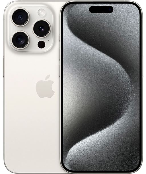 Apple MTUW3QL_A iphone 15 pro 128gb blanco titanio - ImagenTemporalnuevoelectro.com