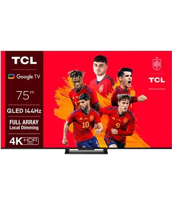 Tcl 75C745 tv qled 75'' 4k ultra hd google tv hdr10+ con game master pro 2.0 - 60656