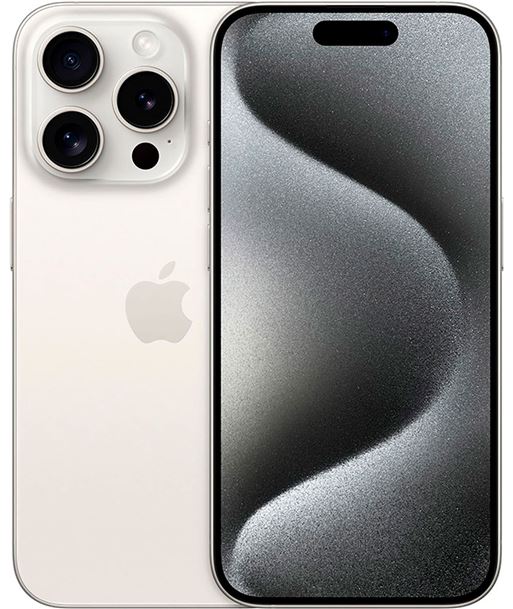Apple MTV43QL_A iphone 15 pro 256gb blanco titanio - ImagenTemporalnuevoelectro.com