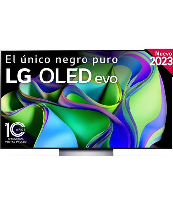 Lg OLED65C34LA tv 65 oled evo 4k procesador a9 gen6. smart tv webos 23 peana central (f) - 58386
