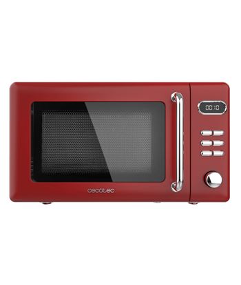 Cecotec 01715 proclean 5110 retro red microondas digital con grill de 20 y 700 w. - 70749