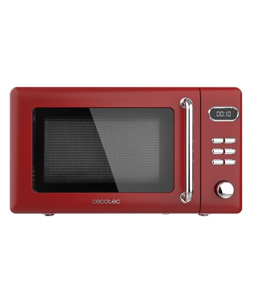 Cecotec 01715 proclean 5110 retro red microondas digital con grill de 20 y 700 w. - 70749