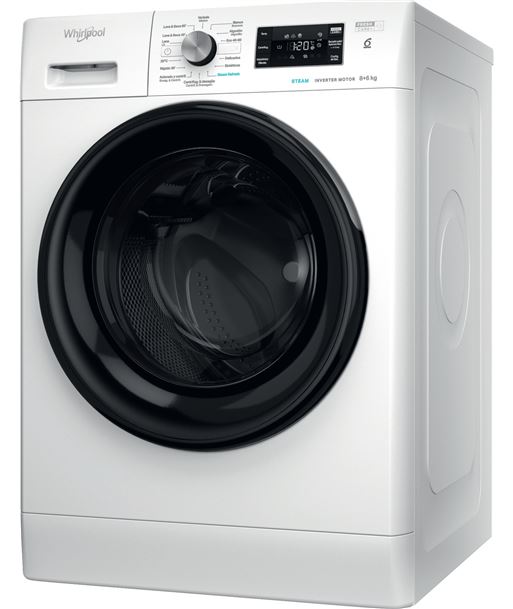 Whirlpool FFWDB864369BVSP lavasecadora carga frontal 8+6kg 1400rpm clase d libre instalacion - ImagenTemporalnuevoelectro.com