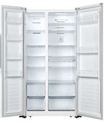 Sin RS677N4BWE frigorífico americano - hisense no frost 178.6 cm enfriamiento rápido iluminación led blanco - 57956