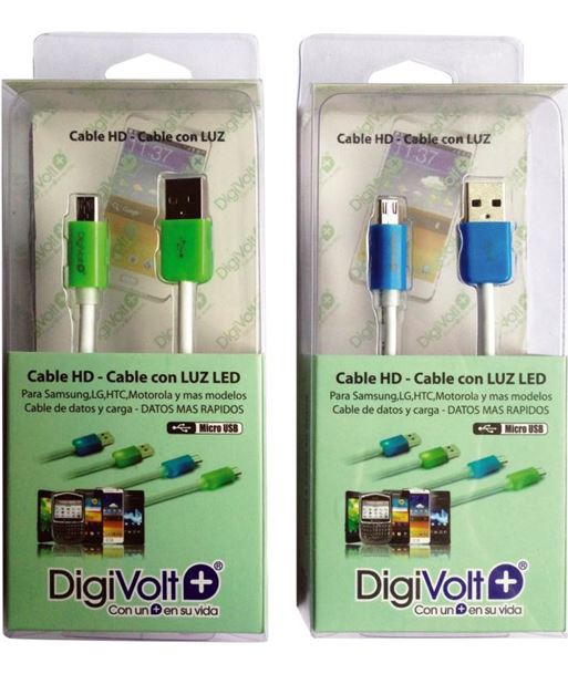 Digivolt CB-8206L cable hd con led para micro-usb 8206l cb8206l - CB-8206L