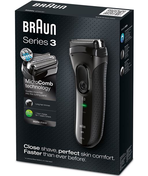 Braun 3020SERIE3 afeitadora 3020 pack serie 3 blac - 3020SERIE3