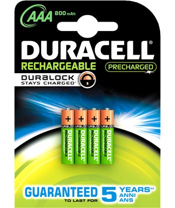 Duracel RECARGLR03B4 pack 4 pilas recargable aaa (lr03) duralock 800 - 5000394203822