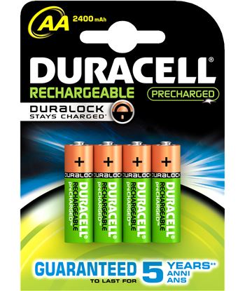 Duracel LR06DURALOKB pack 4 pilas recargable aa (lr 06) duralock 2400 - 5000394057043