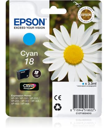 Epson C13T18024010 tinta cian 18 claria home Consumibles - 8715946518022