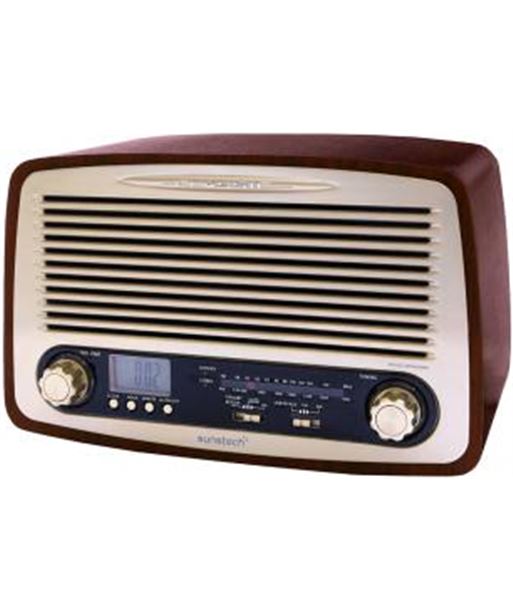 Sunstech RPR4000WD radio madera retro , Radio - RPR4000WD