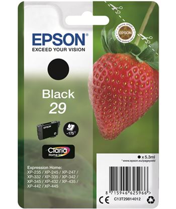 Epson C13T29814012 tinta 29 claria home negro Consumibles - EPSC13T29814012