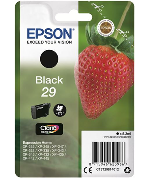Epson C13T29814012 tinta 29 claria home negro Consumibles - EPSC13T29814012
