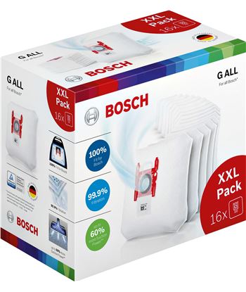 Bosch BBZ16GALL accesorio pack 16 bolsas de aspiración - BBZ16GALL