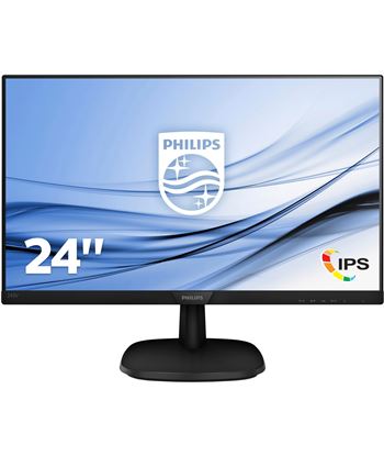 Philips 243V7QDSB/00 monitor 243v7qdsb - 23.8''/60.5cm ips - 1920*1080 full hd - 16:9 - 4 - PHIL-M 243V7QDSB