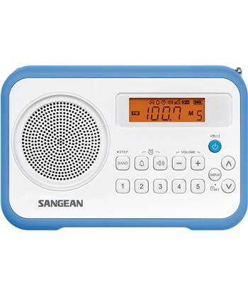 Sangean PRD18 B-A azul blanco radio digital portátil fm am pantalla lcd ala - +87182
