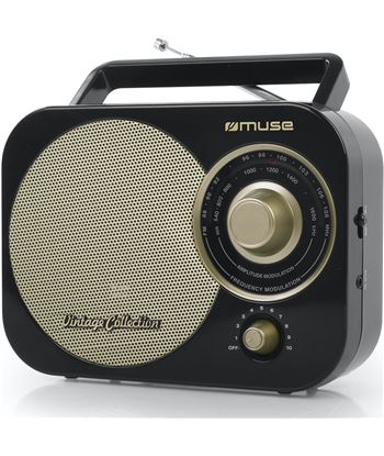 Muse M-055 RB negro oro radio analógica fm/am con altavoz integrado - M-055 RB