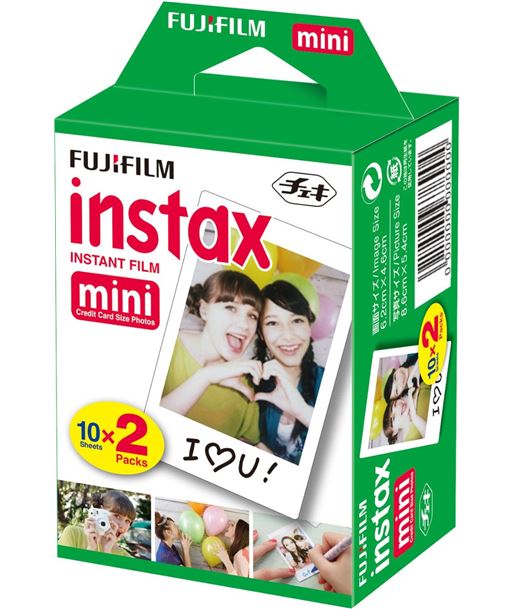 Fujifilm P144625 colorfilm instax mini glossy 20fotos - 109205