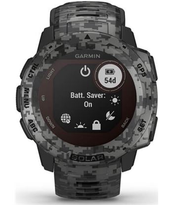 Garmin 010-02293-05 reloj deportivo con gps instinct solar camo grafito - pantalla 23*23 - 80217313_9359610258